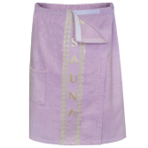 в САУНУ Набор ЖЕНский 100% хлопок 2пр SWAN Сиреневый