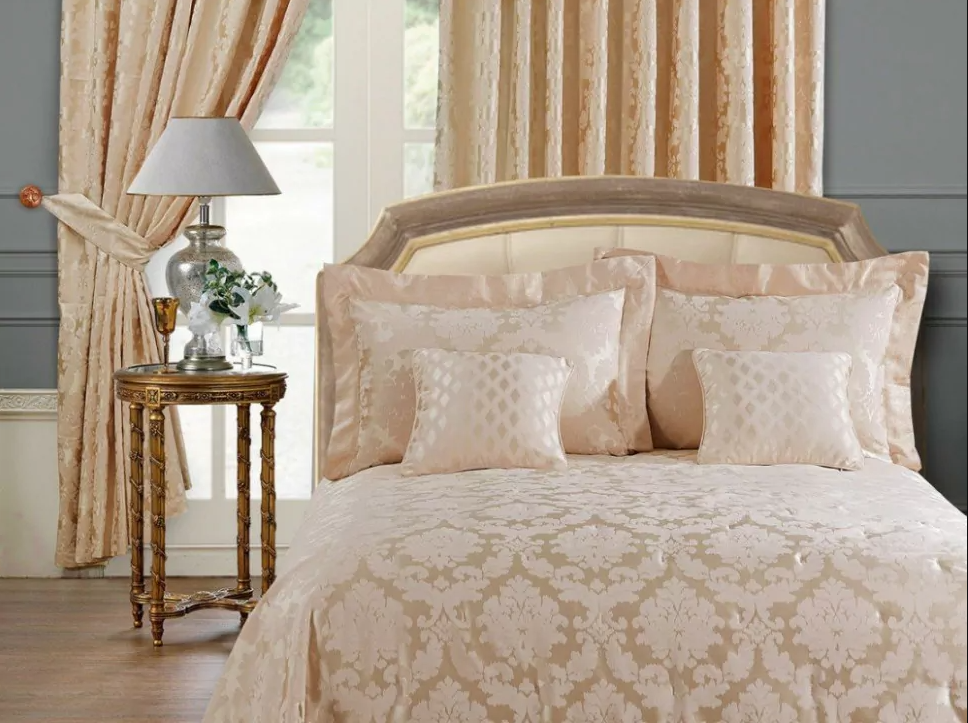 Покрывало ЖАККАРД 240х260+4нав Хлопок/Вискоза Синт Asabella 48В-4H