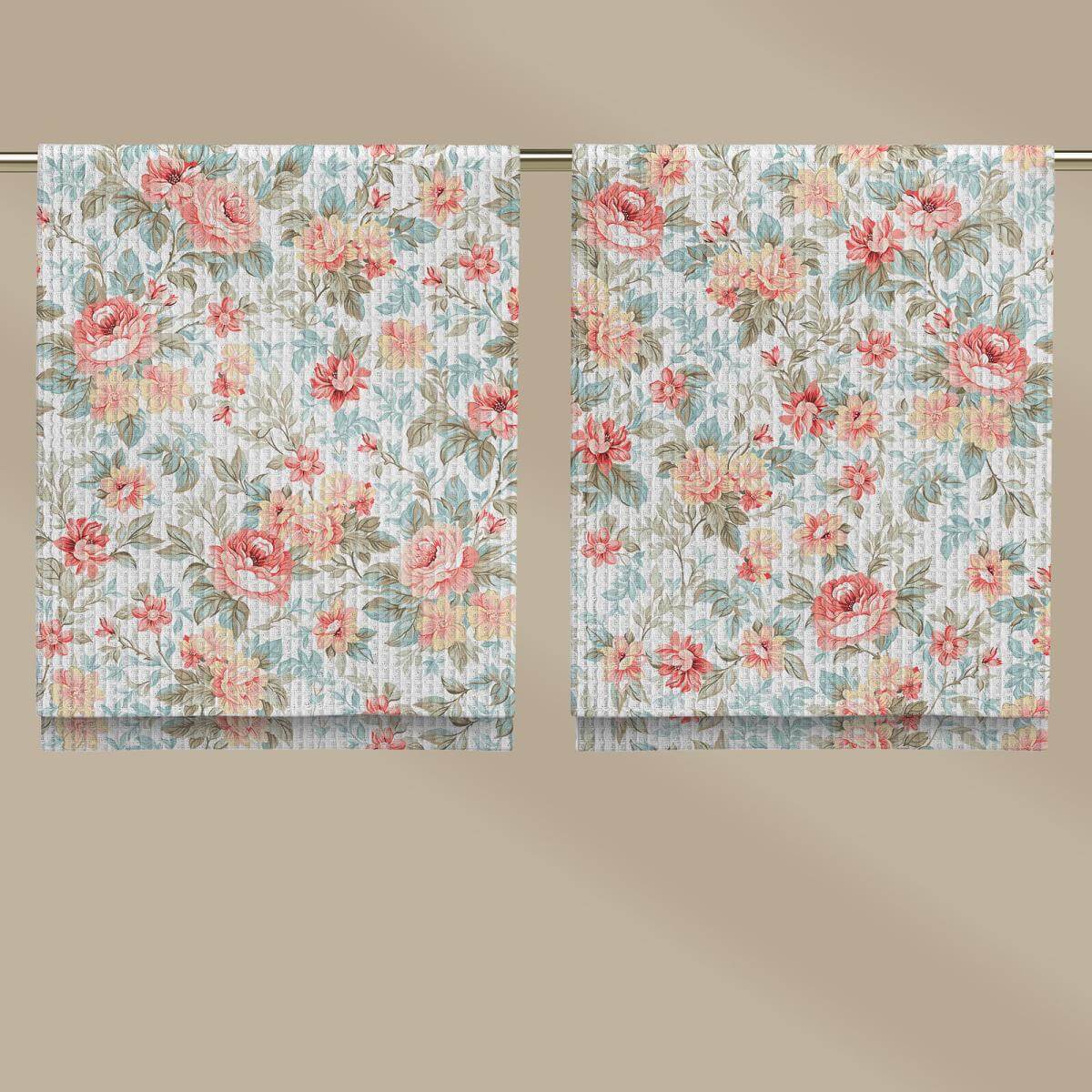 Комплект полотенец д/Кухни 45*60*2 шт вафельные Vse DOMA  Виктория 60259-1