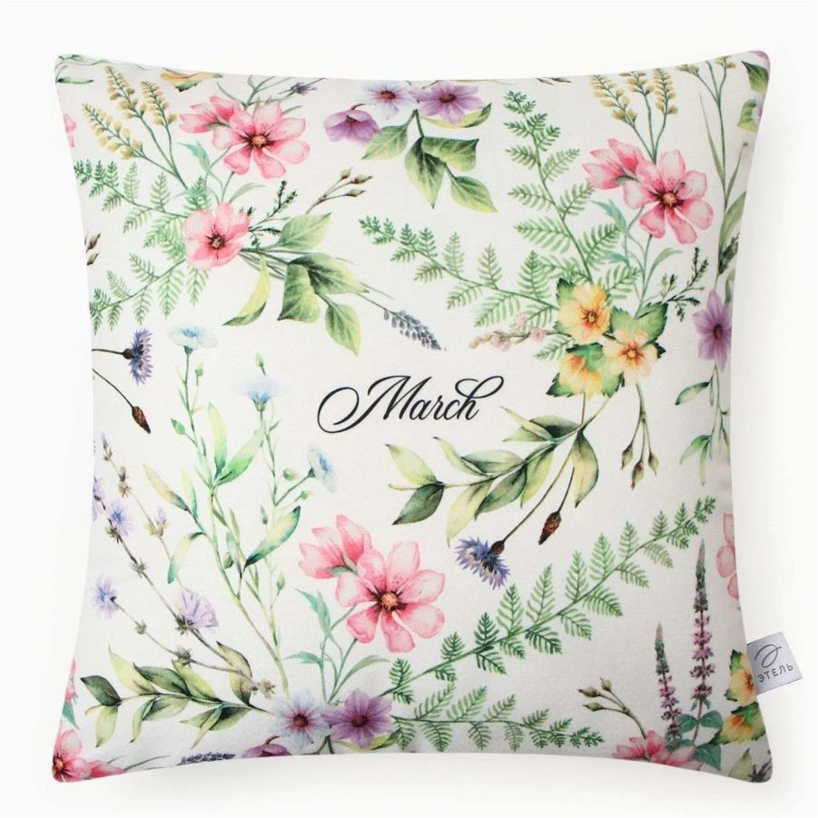 Подушка декоративная Этель March велюр 40*40