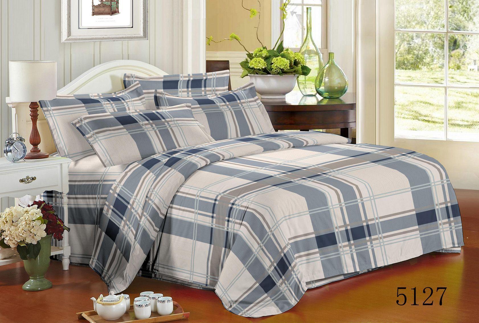 Комплект постельного белья полисатин Pandora (5127), наволочки 70x70