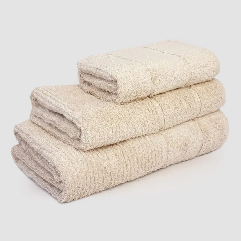 Полотенце махровое бамбук Лайн цвет Песок