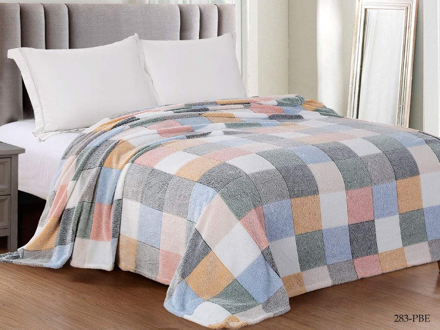 ПЛЕД   бамбуковый      150*200 50%  БАМБУК    50%  микрофибра CLEO 283-PBE/LA