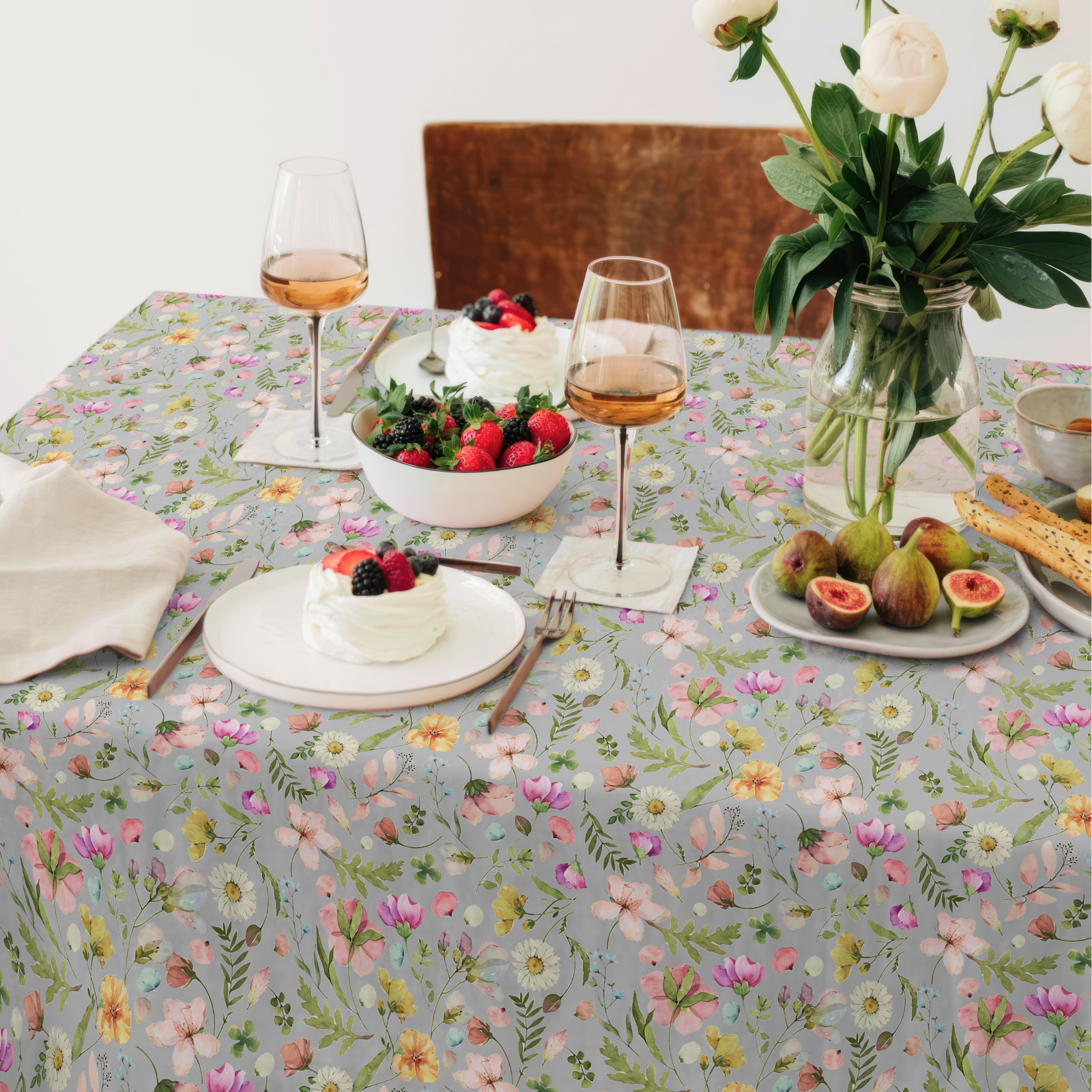 Скатерть рогожка хлопок Vse DOMA Офелия