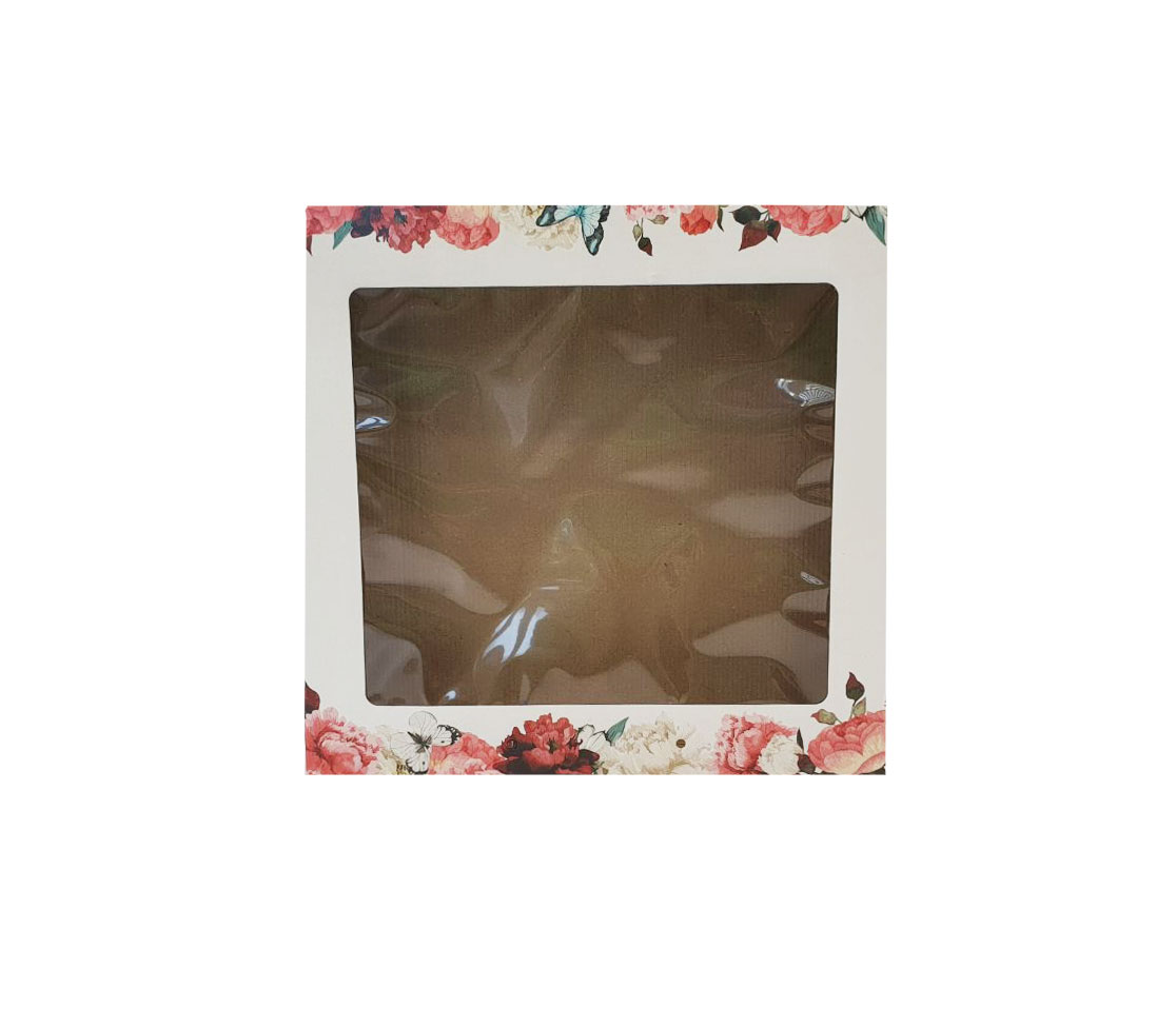 Коробка подарочная  380х390х100 Пионы/Розы