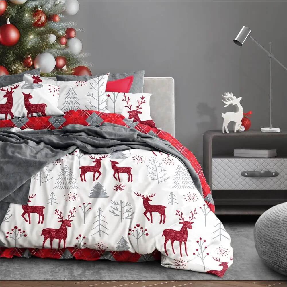 Комплект постельного белья ART for Home полисатин "Deer", наволочки 50х70