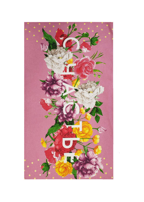 Полотенце д/Кухни 35х60 100% хлопок Доляна Счастье