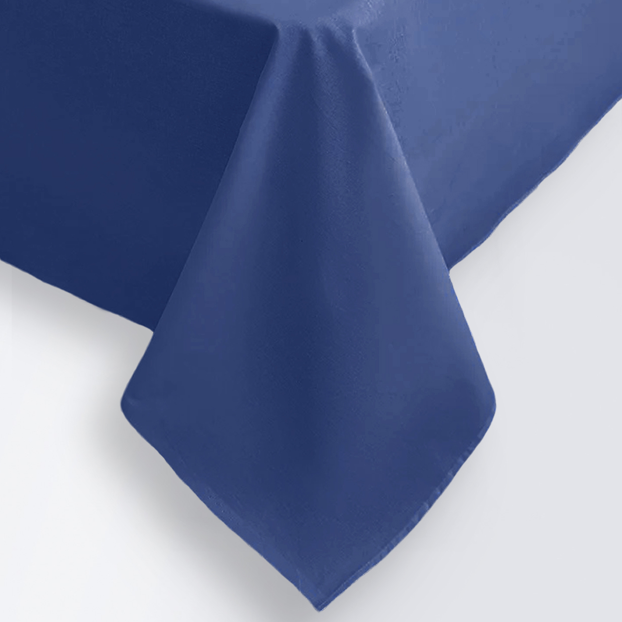 Простыня САТИН 100% хлопок Ecotex, тёмно-синий