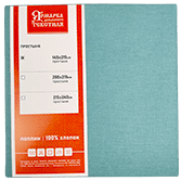 Простыня ПОПЛИН 100% хлопок Ярмарка бирюзовый