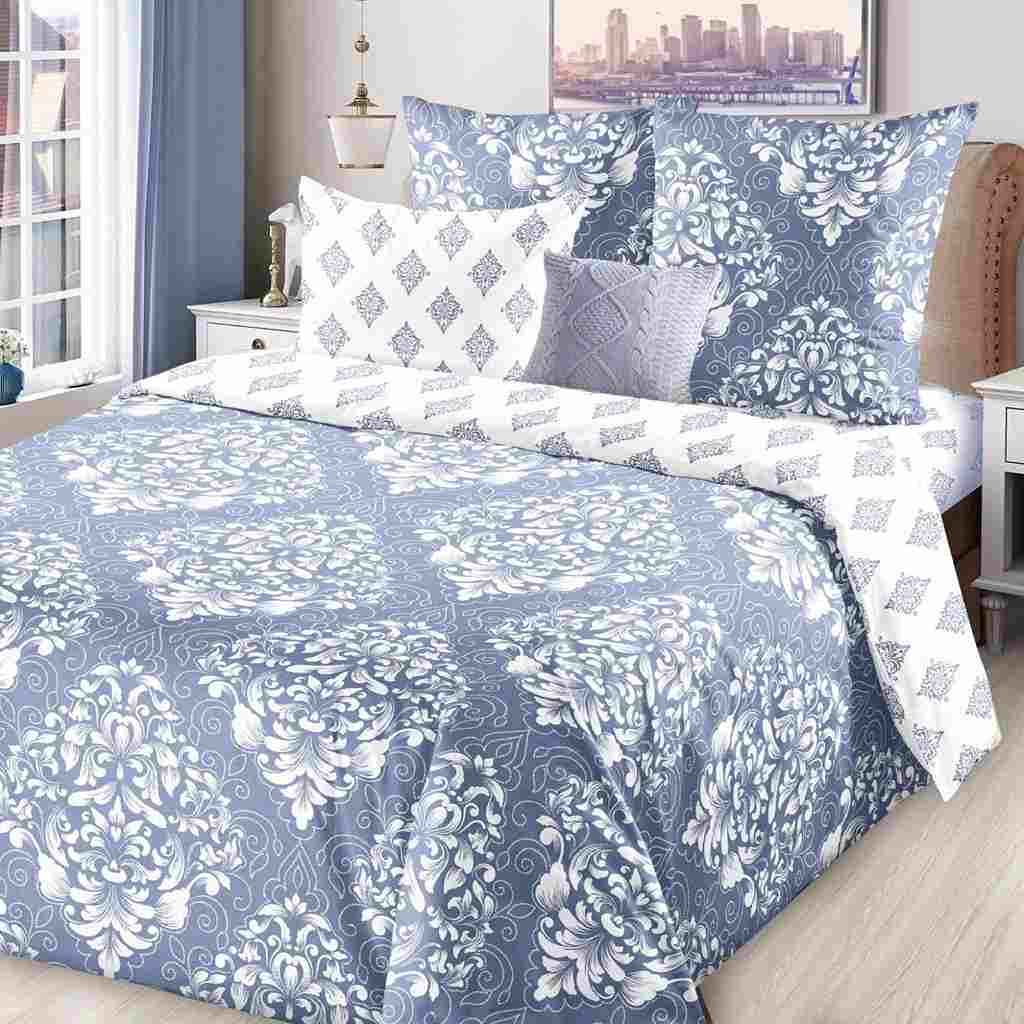 КПБ Дуэт ПОПЛИН нав.70*70*2 100% хлопок "Лидертекс" Людовик