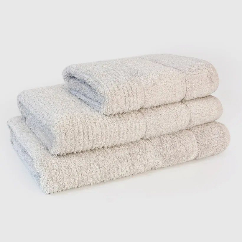 Полотенце махровое бамбук Лайн цвет Жемчуг