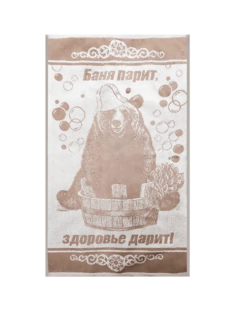 Полотенце Махровое лен Парилка