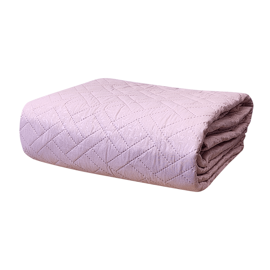 Покрывало микрофибра стеганое Розовый