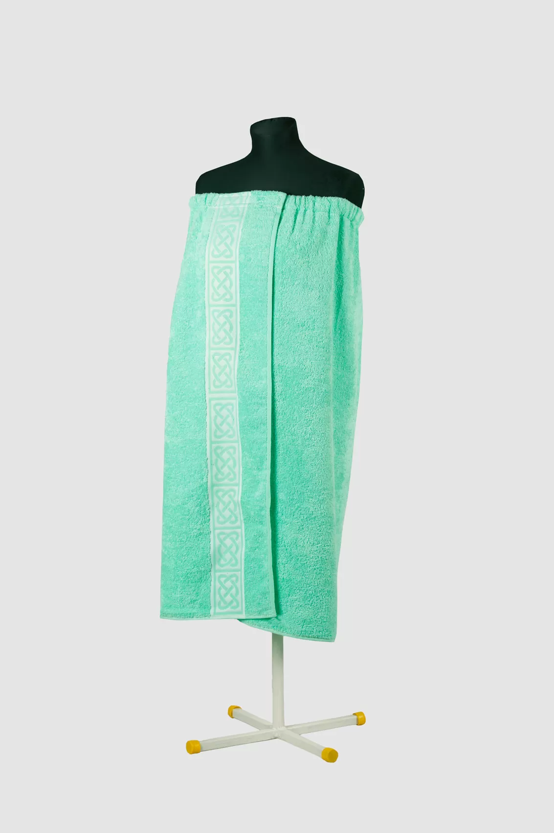 Полотенце на липучке для сауны, махровое, хлопок Орнамент