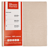 Простыня ПОПЛИН 100% хлопок Ярмарка светло-бежевый