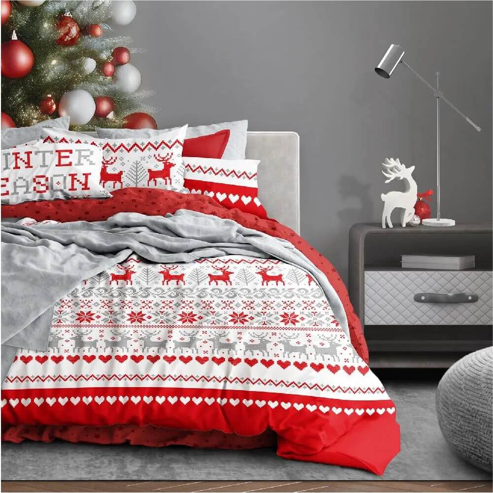 Комплект постельного белья ART for Home полисатин "Winter Season", наволочки 50х70